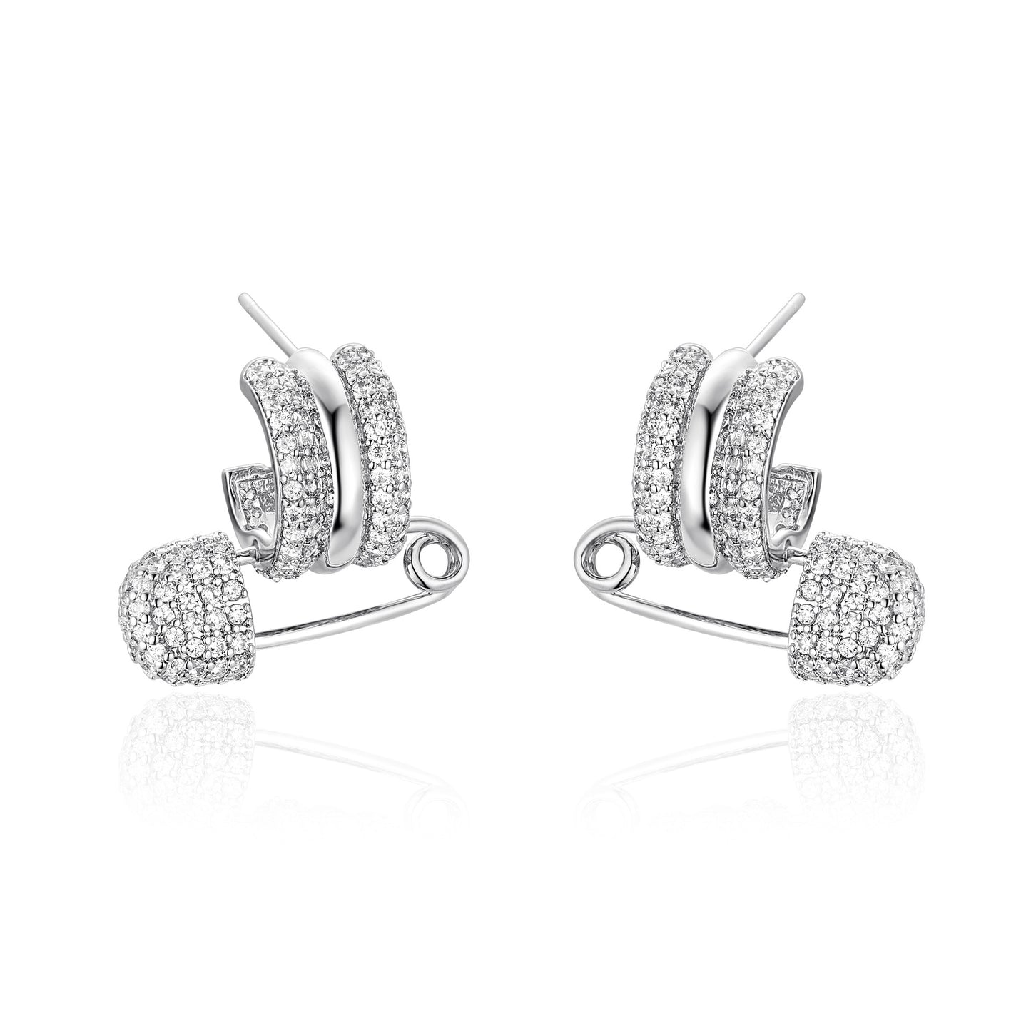 Earrings Light Luxury High-end Zircon Ins Exquisite Temperament Unique Design Earrings for Women