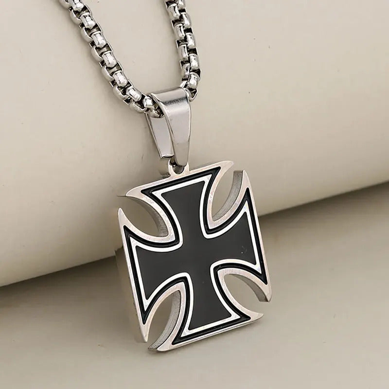 18k Gold Plated Stainless Steel Jesus Cross Pendant Drip Oil Crucifix Charms Link Chain Religious Jewelry