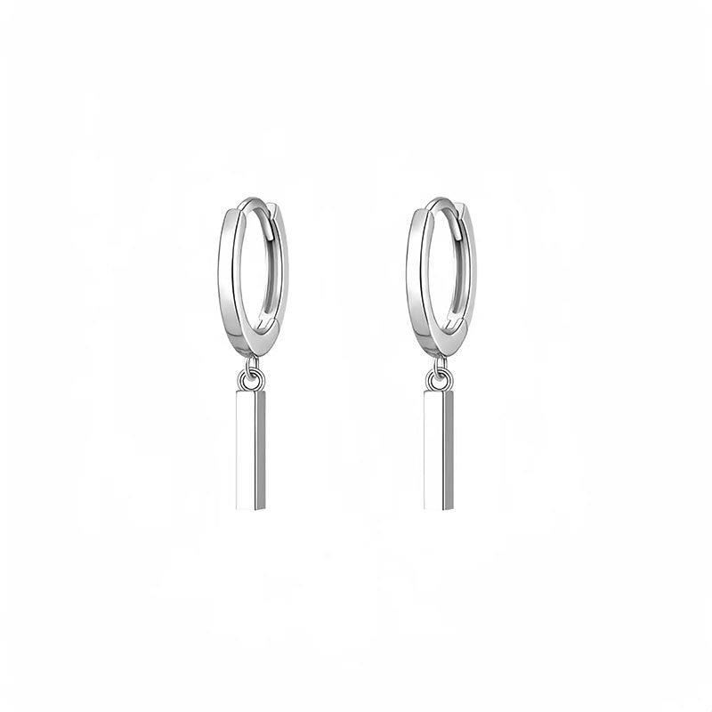 Men's Earrings Trendy Ear Drops Hot Style Ear Hoops Women's High-end Feel Men's Niche Cool Men's Style Ruffian Pendant Ear Jewelry