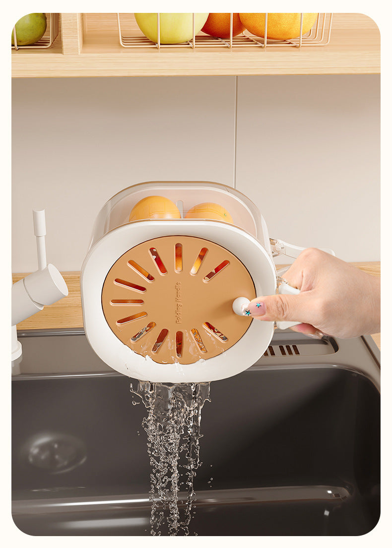 [Kitchen Good Stuff] Faucet Washing Basin Wash Fruit Drain Basket 2024 New Food Grade Jiang Yan Same Style