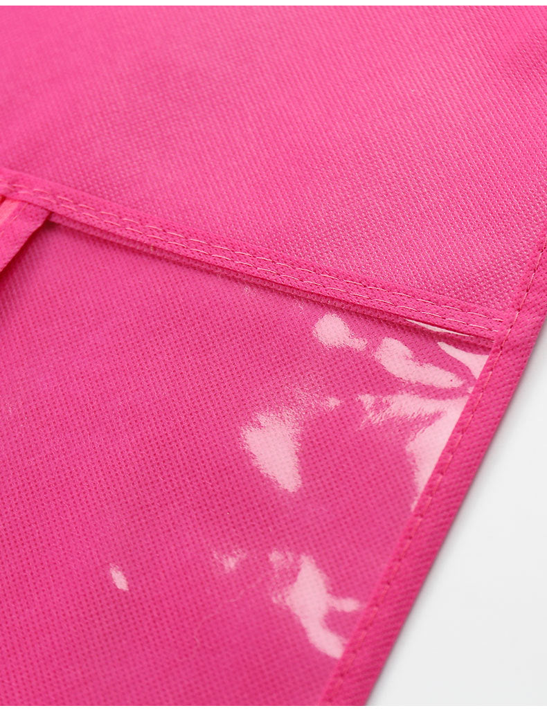 Cross-Border Foreign Trade Non-Woven Wig Storage Dustproof Cover Bag Transparent PVC Wig Hanging Display Storage Rack