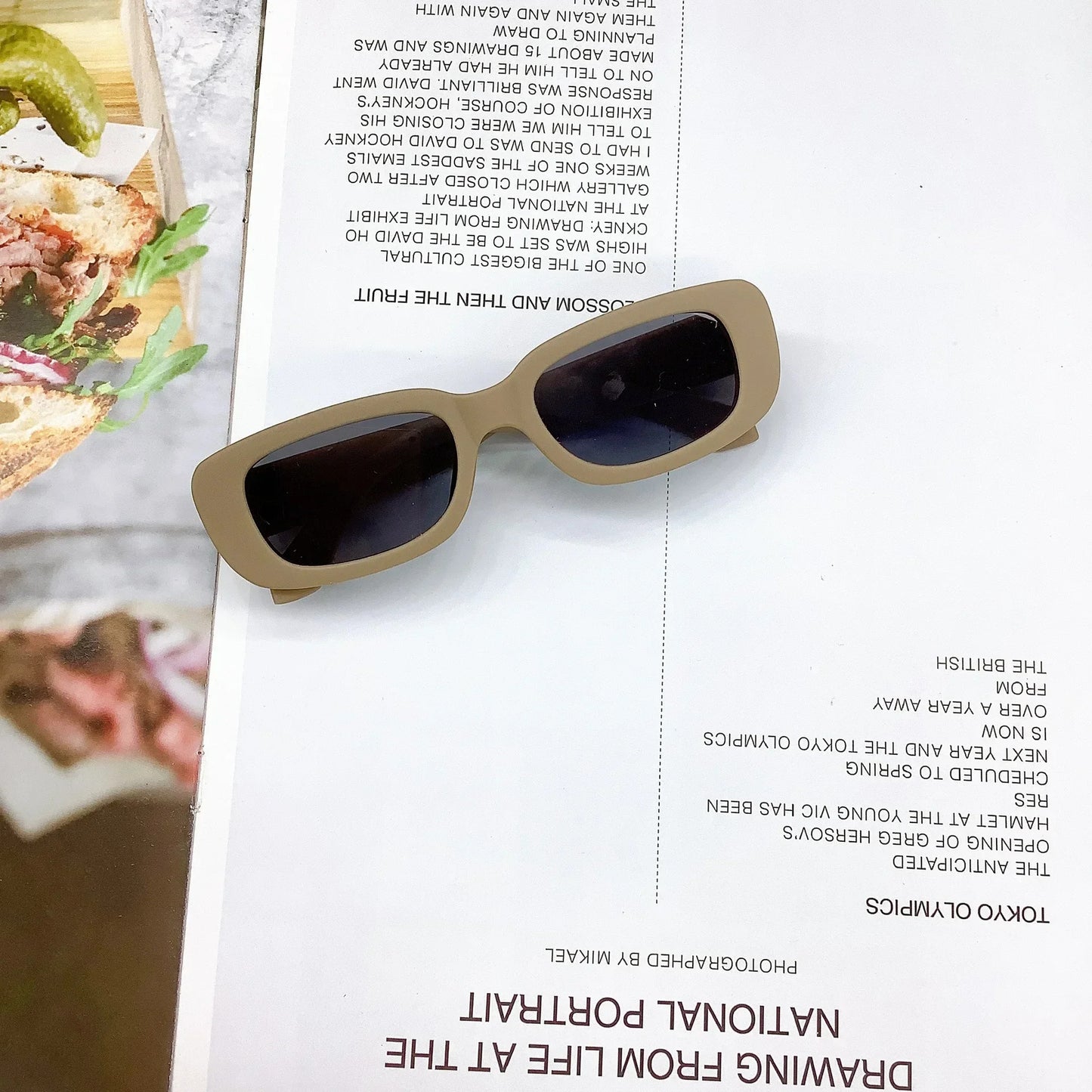 Children Cute Vintage Frosted Rectangle Sunglasses Outdoor Girls Boys Sweet Sun glasses Protection Classic Kids eyewear UV400