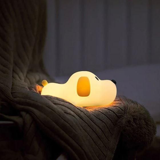 Cute Puppy Soft Silicone Lamp