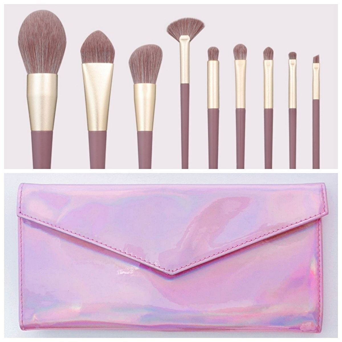 Makeup Brush Full Set of 8 Beginner Travel Brushes Eye Shadow Brush Blush Brush Convenient Full Set of Makeup Tools Brushes