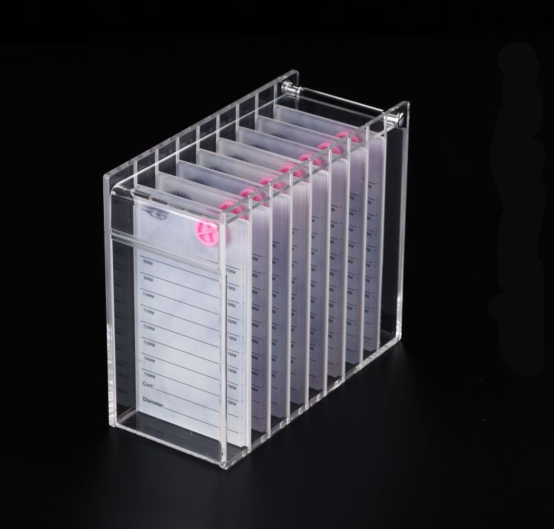 In Stock Grafting Eyelash Storage Box Eight-Layer Eyelash Storage Flower Box Multi-Layer Transparent and Dustproof Eyelash Box Auxiliary Tool