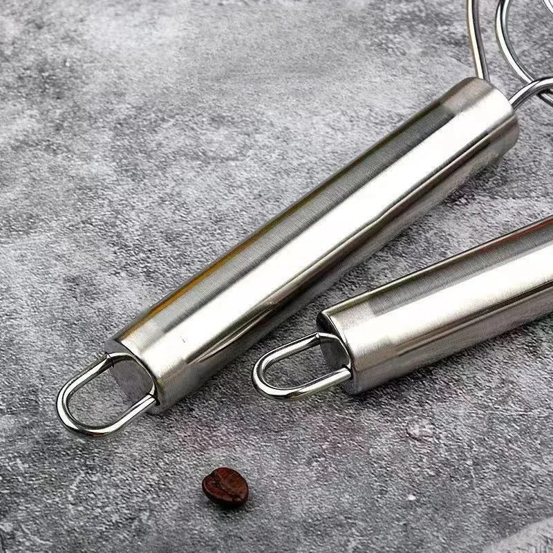 Best Wooden Hand Dough Whisk Stainless Steel Doutch Dough Whisk Kichen Cooking Whisks Utensil Egg Beater Pastry Tool