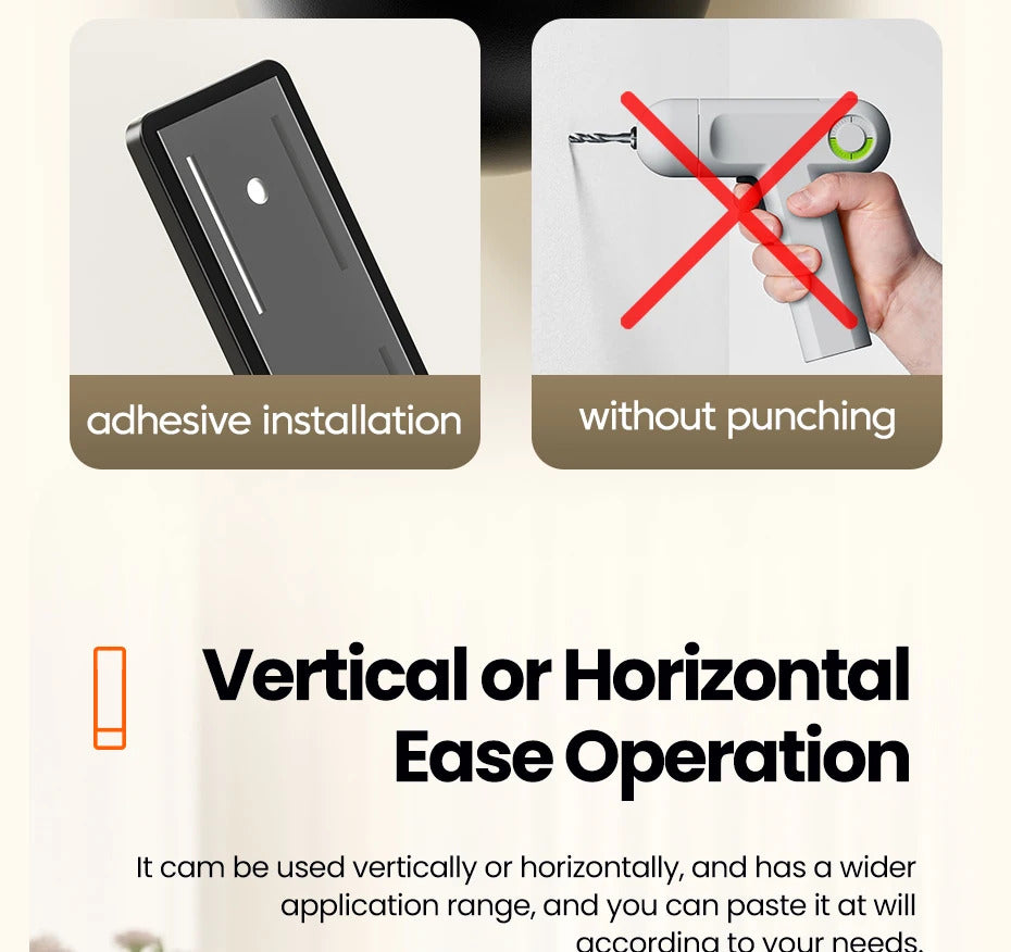 Toocki 1/3 Pcs Power Strip Holder Wall-hanging Plug Punch-Free Fixer Socket Mount Self-Adhesive Cable Wire Organizer For Office