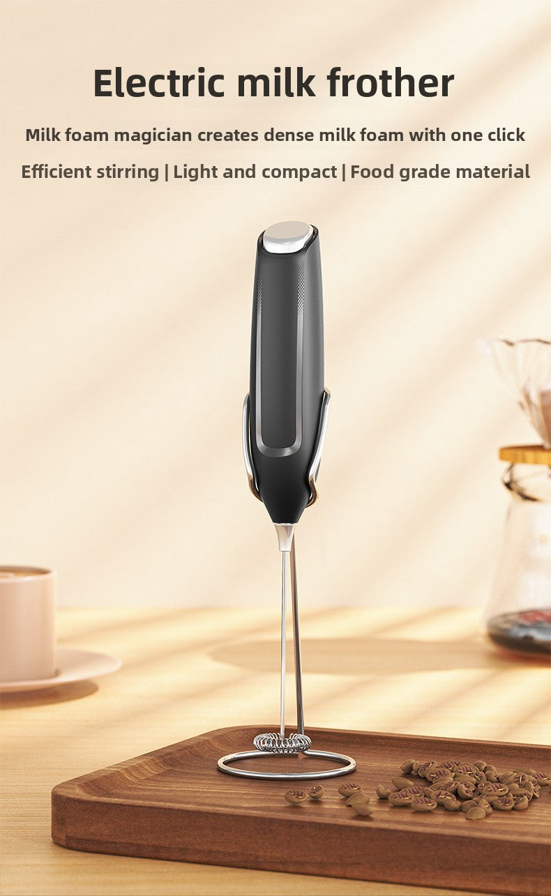 Amazon Electric Milk Beater New Stainless Steel Coffee Cream Electric Milk Beater Egg Beater Portable Blender