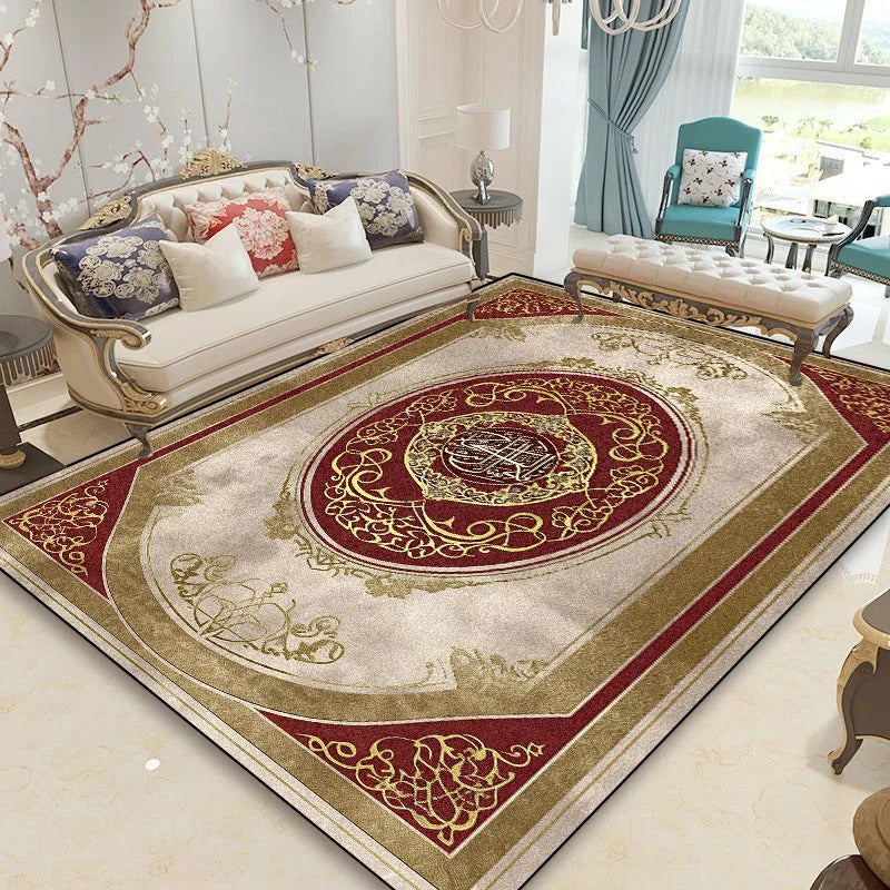 Gorgeous Retro European Carpet Living Room Large Area Decoration Sofa Area Rugs for Bedroom Cloakroom Non-slip Floor Mats Ковер