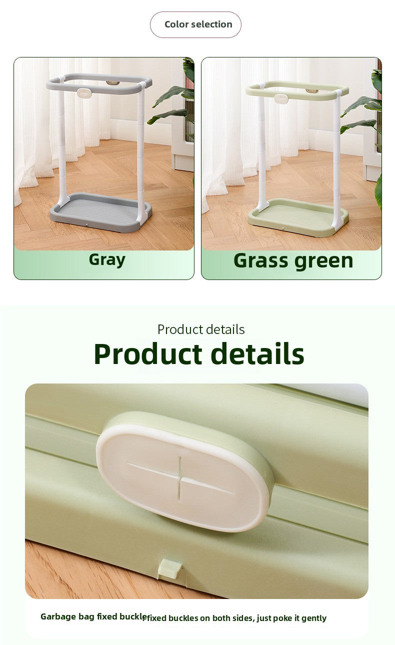 Hangable Trash Rack Outdoor Large Trash Bag Holder Portable Household Trash Storage Rack Plastic Stand