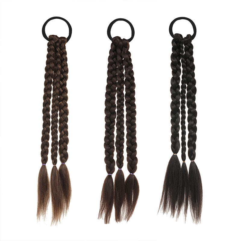 Colorful Ropes Boxing False Braids Hot Girl Sweet Cool Personality High-Temperature Fiber Handmade Braid Dreadlocks Source Factory in Stock Stable