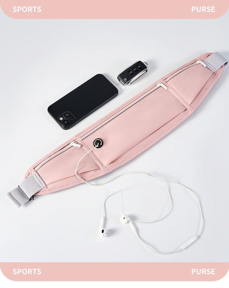 Summer Running Phone Pouch Sports Waist Bag Fitness Small Bag Outdoor Morning Run Invisible Belt Carrying Close-fitting Travel