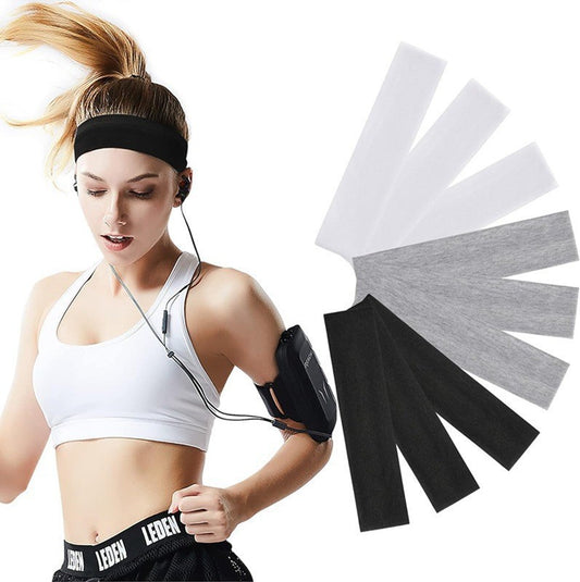 Women Non-Slip Headband Stylish Sports Hairband Women Hair Soft Elastic Headband for Workout Yoga Running
