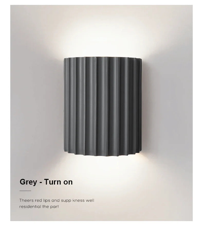 SANDYHA Nordic Modern Resin Led Wall Lights for Living Room Bedroom Corridor Stairs Indoor Home Decor Wand Lampen Lamparas Lamp