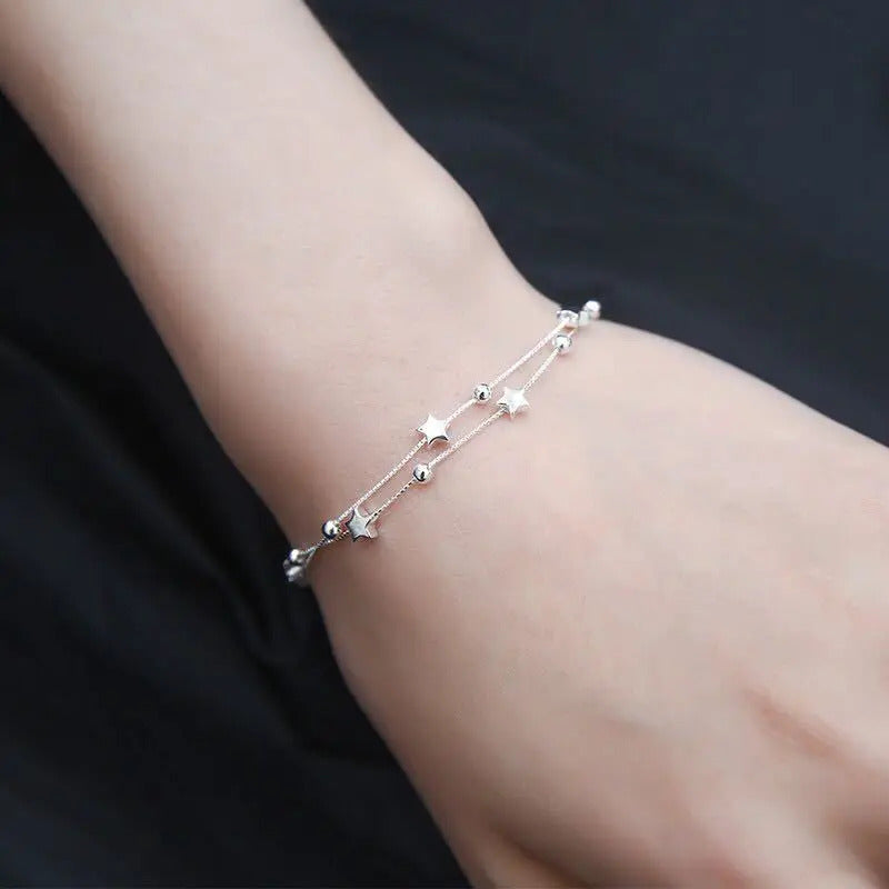 925 Sterling Silver Bracelet Woman Vintage Luxury Original Jewelry Accessories Fashion Designer Party Wedding Jewelry Gifts 2024