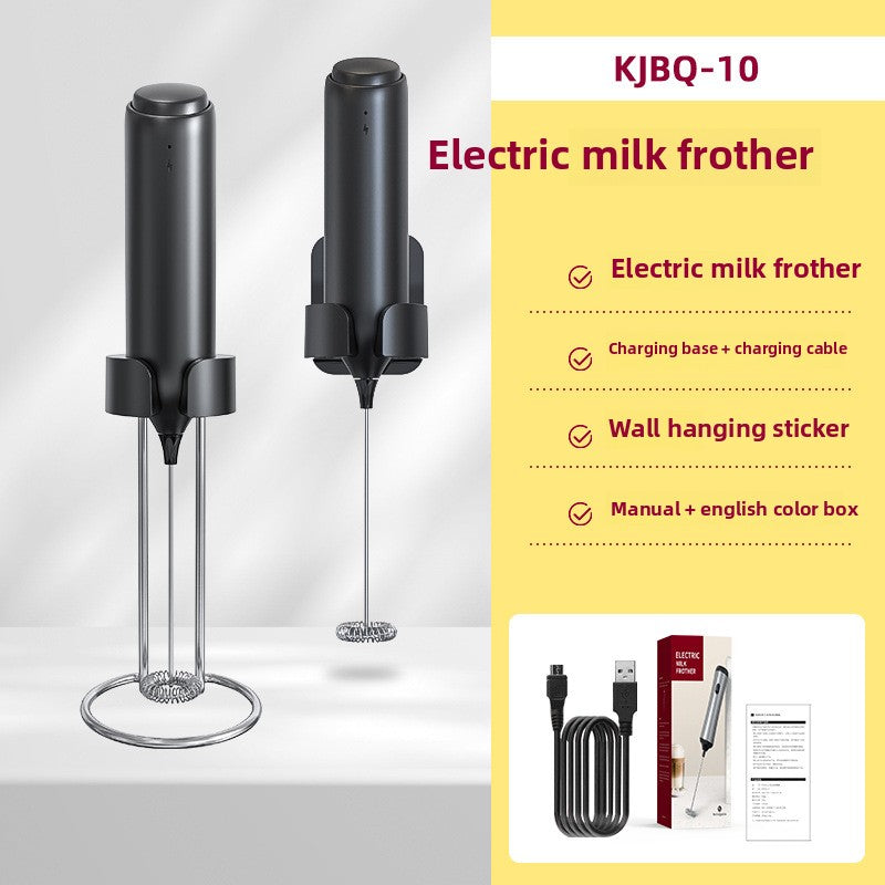 Amazon Electric Milk Beater New Stainless Steel Coffee Cream Electric Milk Beater Egg Beater Portable Blender