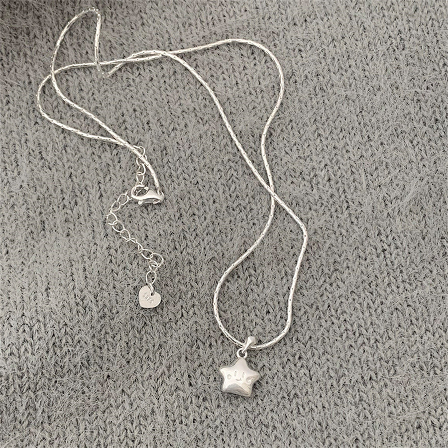 Li Luo New S925Sterling Silver Pearl Necklace Accessory for Women, Non-Fading, High-End Feel, Versatile Spring/Summer Clavicle Chain Wholesale