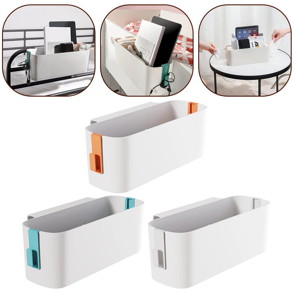 Hanging Storage Box for Bedside Sturdy PP Plastic Ready to Hang Convenient Organizer Ample Space for Essentials