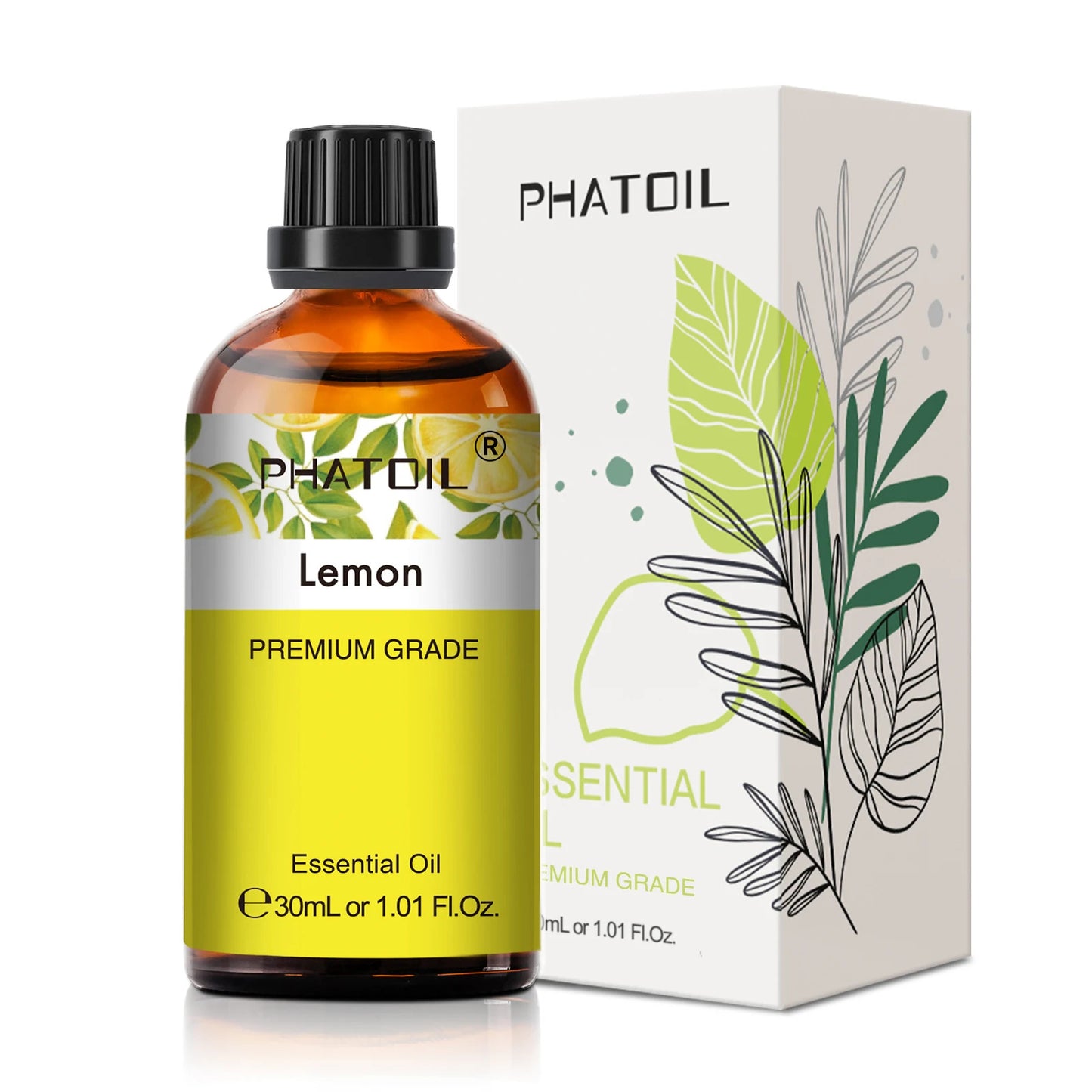 PHATOIL 30ml Aromatherapy Essential Oil Lavender Eucalyptus Vanilla Sweet Orange Aroma Oils For Diffuser Candle Making DIY Soap