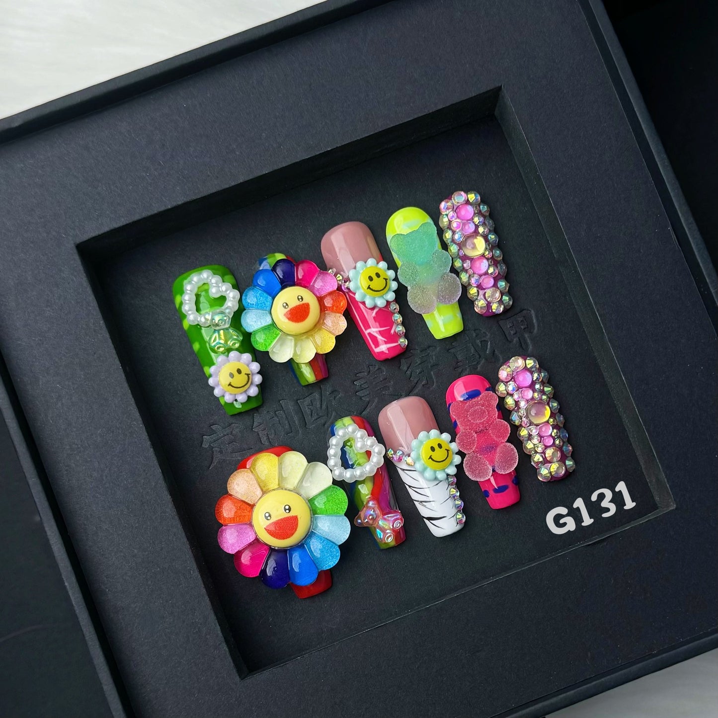 Short Almond Nails Cat Eye Handmade Painted Beautiful Whitening Elegant Wearable Nails Factory Wholesale Medium Long Style