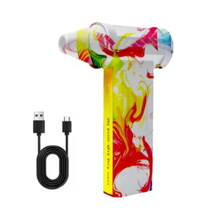 New 360000RPM Electric Air Blower Turbo Jet Fan Brushless Motor High-Speed Turbo Violent Fan USB Charge Powerful Dust Blower