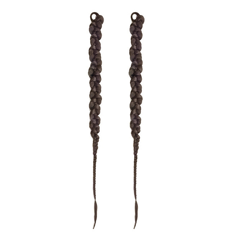 Colorful Ropes Boxing False Braids Hot Girl Sweet Cool Personality High-Temperature Fiber Handmade Braid Dreadlocks Source Factory in Stock Stable