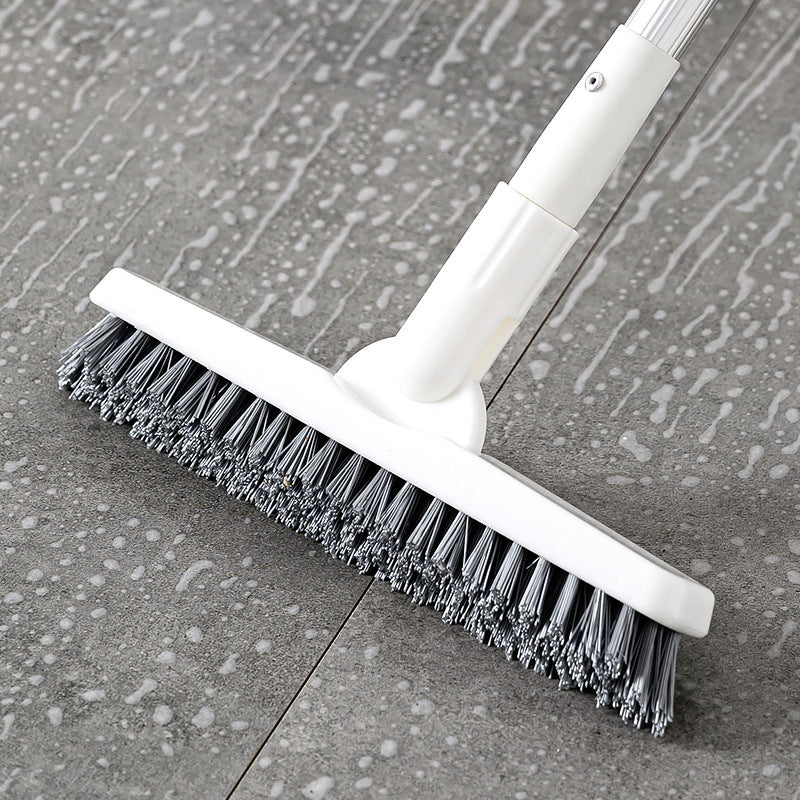 Hard Bristle Floor Brush Cleaning Brush Bathroom Long Handle Gap Brush Bathroom Wall Brush Toilet Tile Gap Cleaning Brush