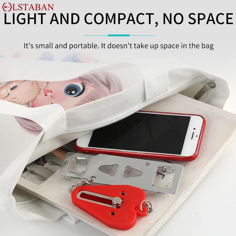 Portable Door Lock Self-Defense Anti Theft Door Locks Safety Latch Door Stopper Security Hotel Apartment Travel Home Door Locks