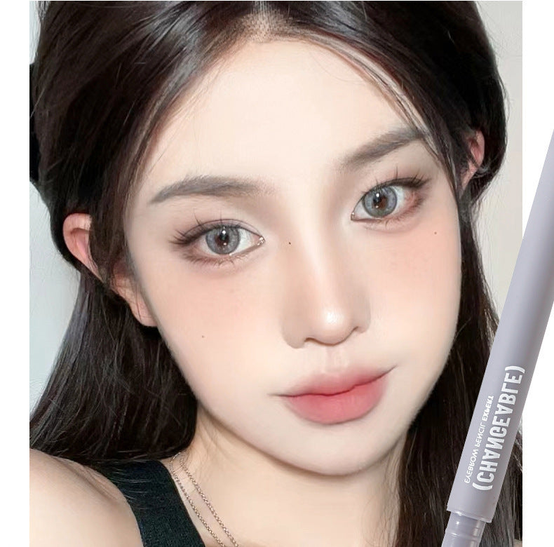 Makeup Xixi 3D Contour Mist Eyebrow Pencil Natural Color Definition Waterproof Smudge-proof Dual-ended Eyebrow Pencil