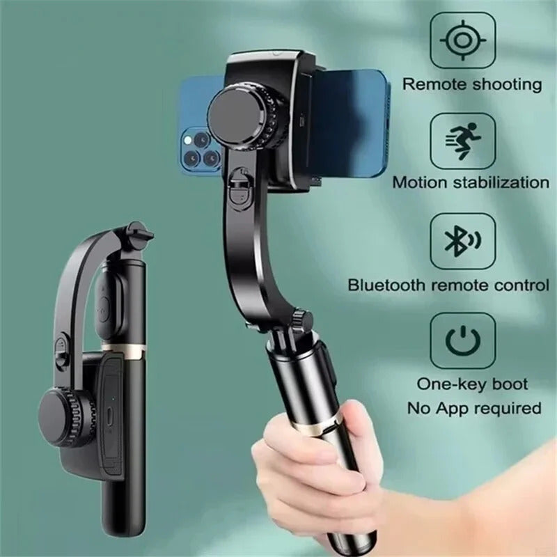FANGTUOSI 2025 new Selfie Stick Stand Mobile Phone with microphone Support Wireless Gimbal Stabilizer For iPhone Android Holder