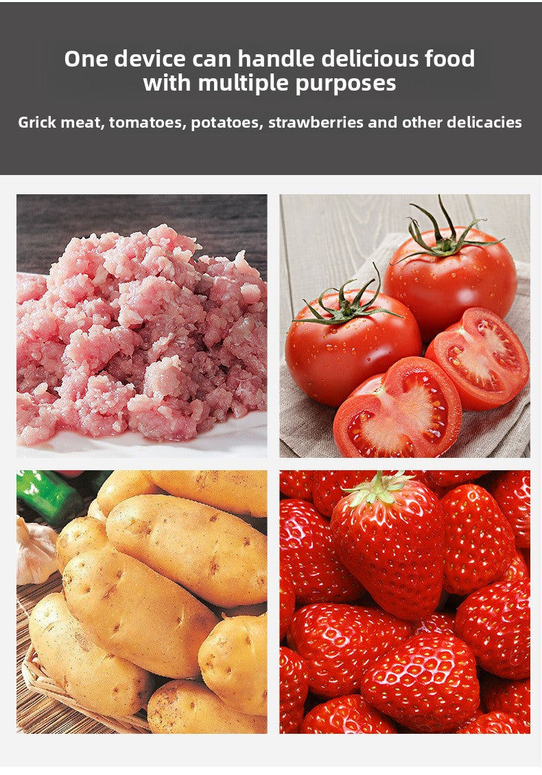 Nylon Meat Chopping Blender Vegetable Cracker Manual Meat Grinder Hand-Held Meat Grinding Vegeatbles Slicer Meat Grinder