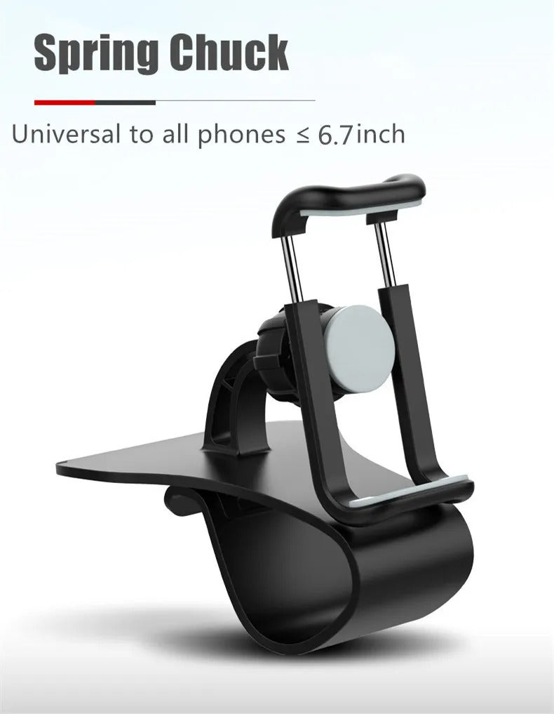 Universal Car Phone Holder Stand Rotatable Dashboard Car Clip Mount GPS Bracket Car Mobile Phone Support in Car For iPhone 15 14