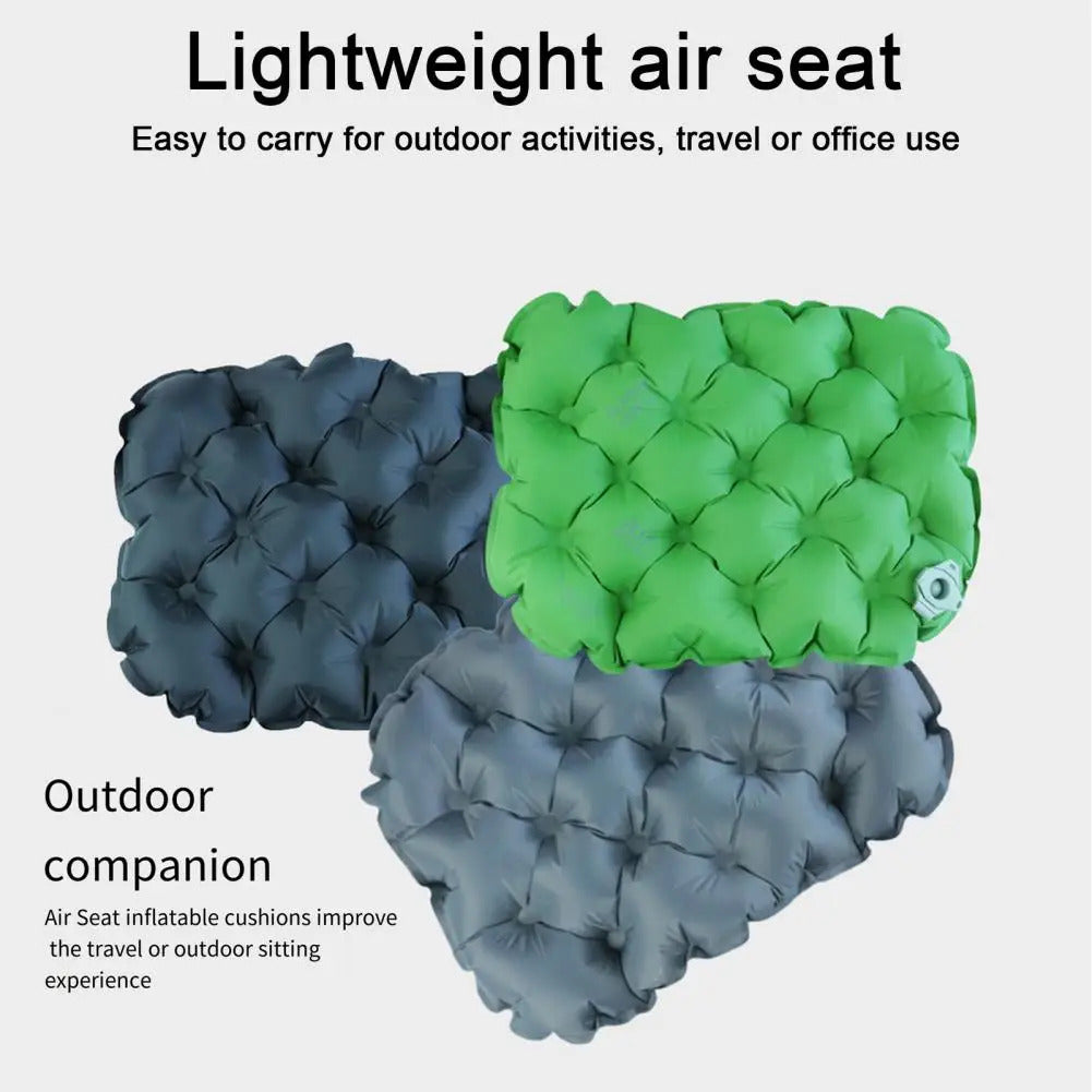 Air Cushion Premium Seat Cushion Waterproof Wear-resistant Comfort for Airplane Car Seats Quick Inflate/deflate Ultimate Air