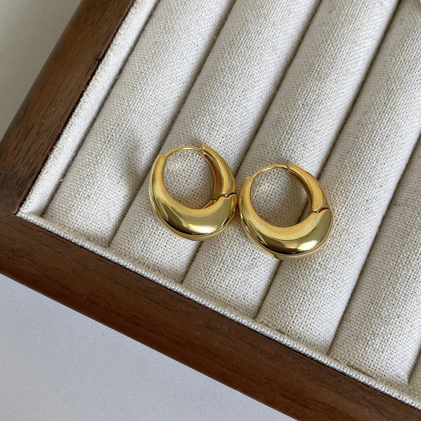 3 Pair Stainless Steel Minimalist Huggie Hoop Earrings For Women Gold Color Tiny Round Circle Earring Unisex Punk Rock Jewelry