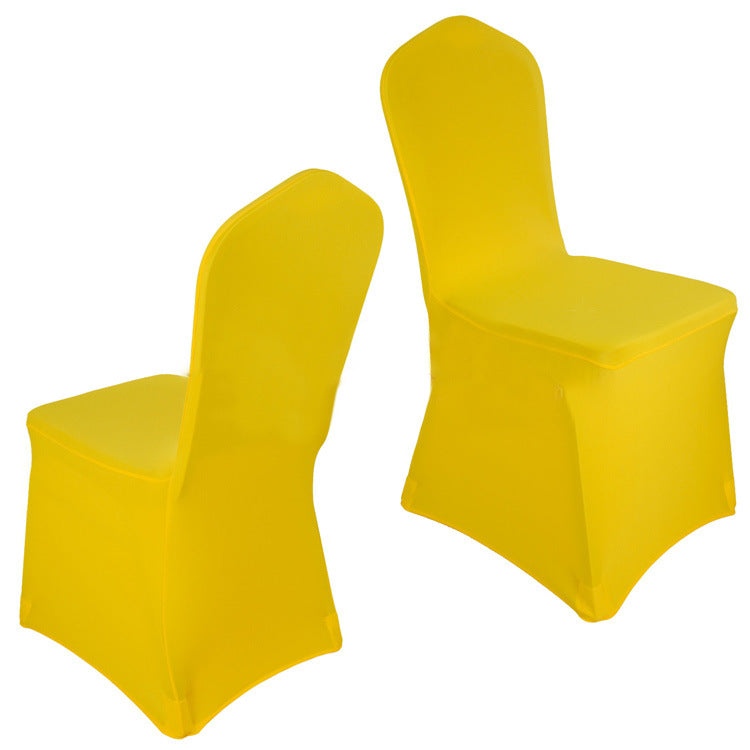 Chair Cover Chair Slipcover High-End Feel Universal Elastic Full-Coverage Wedding Hotel Non-Slip Chair Cover