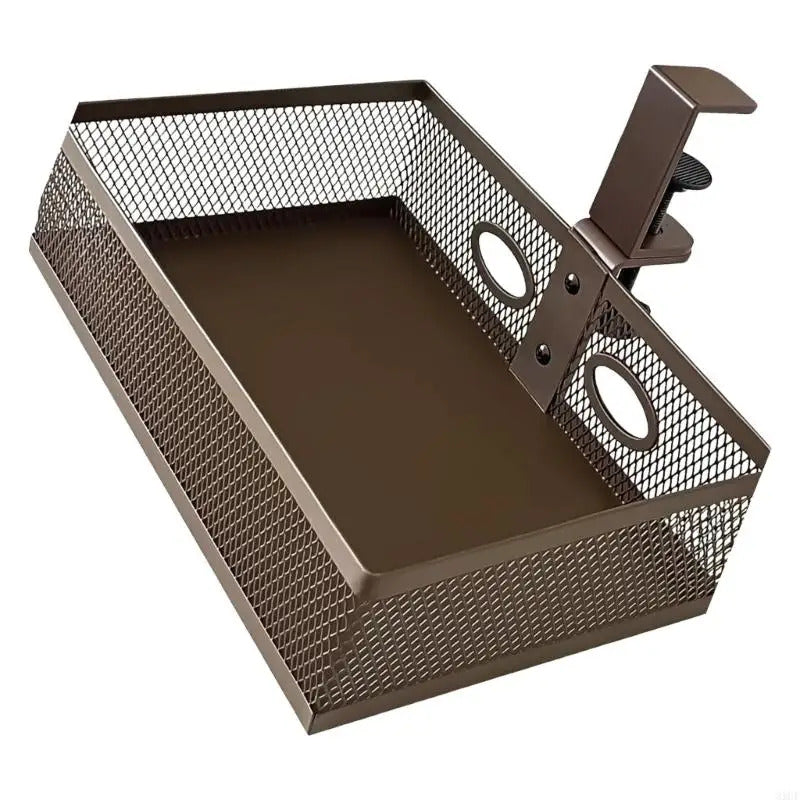 Multifunctional Tray and Basket for Office Supplies Easy Access Under Desk Storage Shelf Large Capacity Drawer