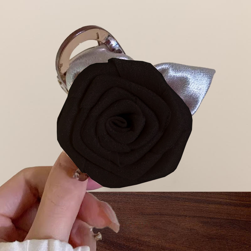 Vacation Organza Flower Hair Clip Travel Outing Hair Accessories Atmosphere Clip Duckbill Clip Hairpin Side Clip Hair Ornament