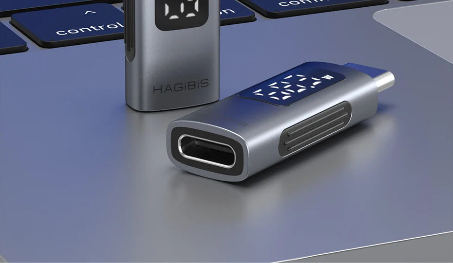 Hagibis LED Display 240W USB C Adapter Type C to USB C USB4 Connector 40Gbps 8K@60Hz for Thunderbolt 4/3 iPhone 16 Macbook Pro