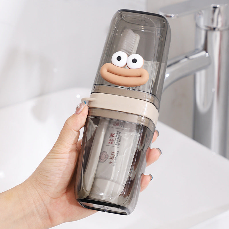 Cartoon Cute Mouthwash Cup Home Children Travel Portable Washing Cup Soap Box Set Toothbrush Cup Toothpaste