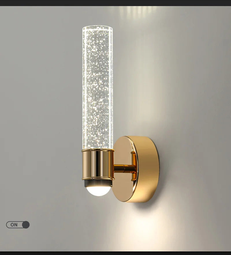Modern Bubble Crystal Wall Lamps LED Wall Sconces Living Room Bedroom Bathroom Corridor Aisle Indoor Decor Home Hanging Lights
