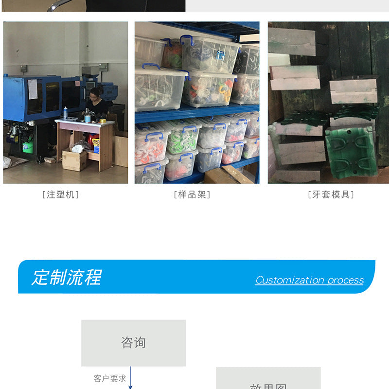 Cross-Border Hot Selling Adult Boxing Sanda for Basketball Training Tooth Socket Loop Shaping Single-Sided One-Piece Sports Mouthguard