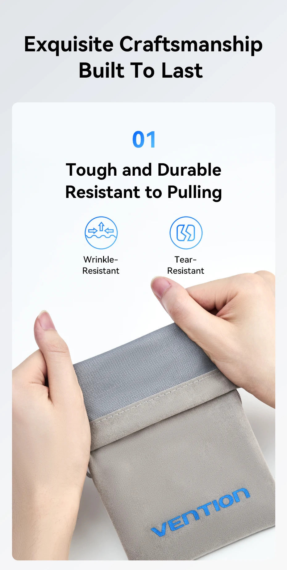 Vention Power Bank Case for iPhone 16 15 14 Xiaomi Earphone Waterproof Phone Pouch Powerbank Storage Bag Mobile Phone Accessorie