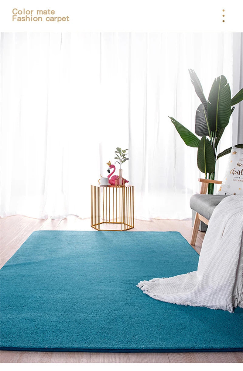Grey Rugs Living Room Sofa Area Coral Velvet Carpet In The Bedroom Thicken Balcony Cushion Antiskid Kid Bedside Floor Home Decor