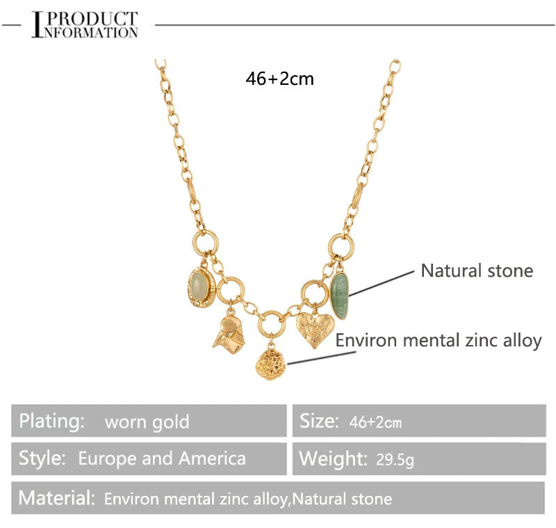 red Pepper Necklaces for Women Multilayer Collar Chain Verse Christian Jewelry 18K Gold Choker Plated/Stainless