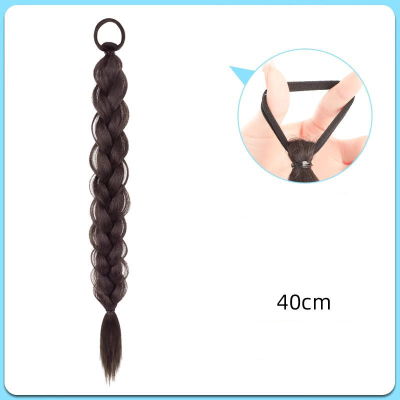 Colorful Ropes Boxing False Braids Hot Girl Sweet Cool Personality High-Temperature Fiber Handmade Braid Dreadlocks Source Factory in Stock Stable