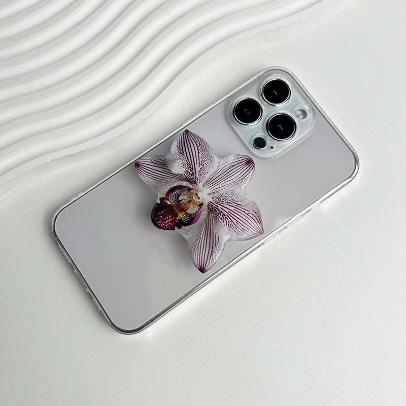 New Orchid Phone Stand Phalaenopsis Socket Grip Network Hot Talent Recommendation Foldable Cymbidium Phone Bracket For IPhone 16