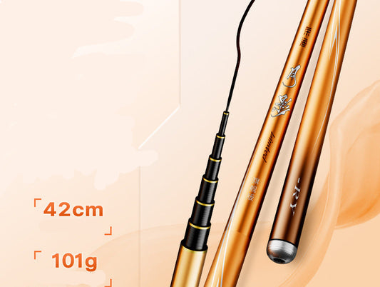 Rongyu Ultra-Light Short Section Stream Rod Fishing Rod Pole Rod 28 Adjustable Fishing Rod Carp Rod Micro Object Taiwan Fishing Rod One Piece Wholesale