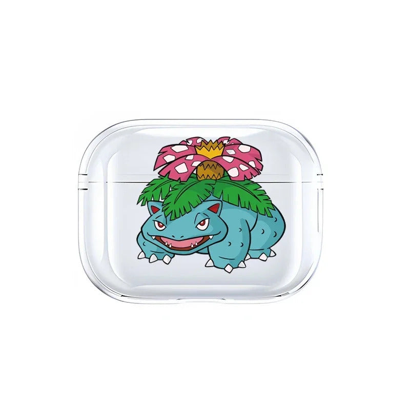 Anime Pokemon Gengar Pikachu Snorlax Charizard Earphone Shell Be Applicable AirPods Pro 1 2 3 4 Transparent Protective Case