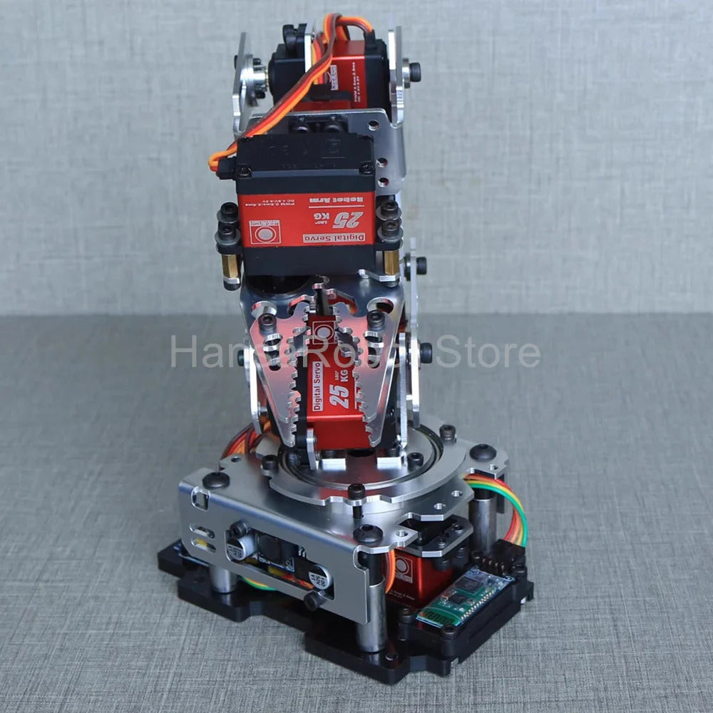 6 DOF Robotic Arm DIY Robot Claw Clamp Gripper Kit compatible with Arduino Program with 20KG Digital Servos