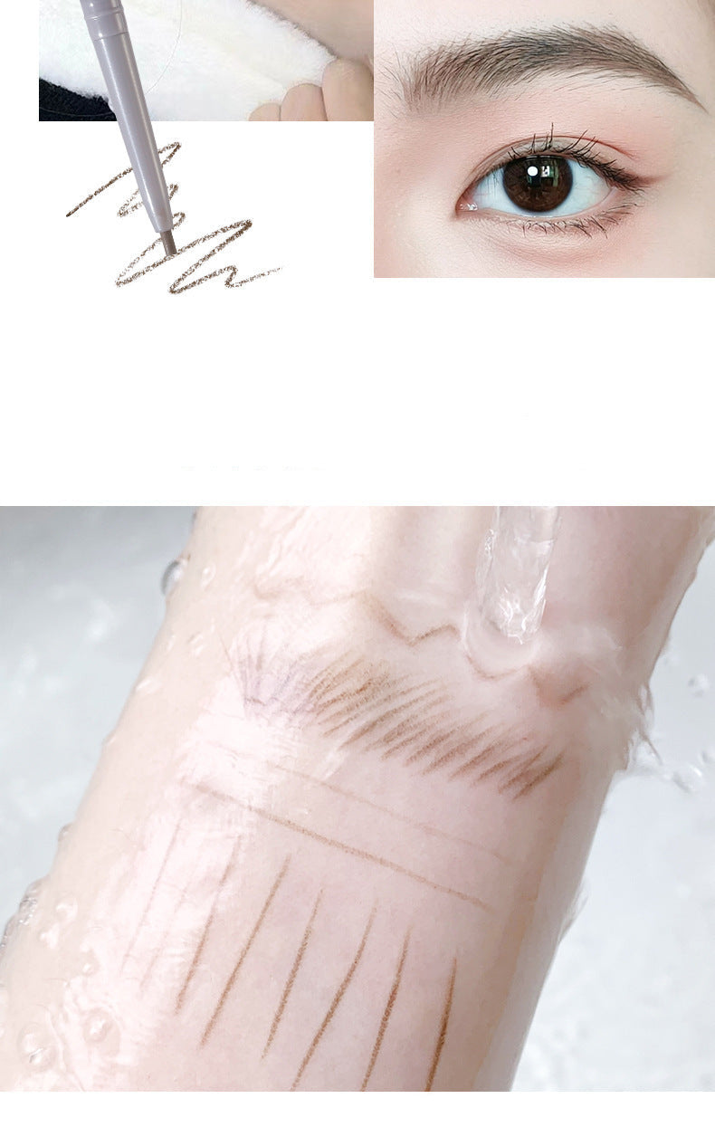 Makeup Xixi 3D Contour Mist Eyebrow Pencil Natural Color Definition Waterproof Smudge-proof Dual-ended Eyebrow Pencil